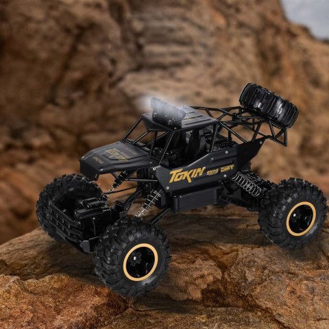 SAMOCHÓD ZDALNIE STEROWANY AUTO RC ROCK CRAWLER 1:12 4X4 METAL PILOT 2.4G AKU
