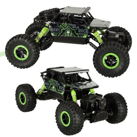 SAMOCHÓD ZDALNIE STEROWANY AUTO RC ROCK CRAWLER 1:18 4X4 PILOT 2.4G AKUMULATOR