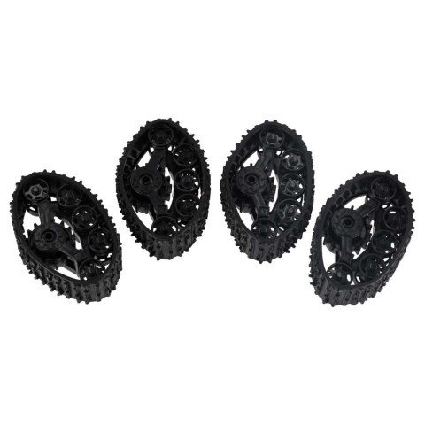 SAMOCHÓD ZDALNIE STEROWANY RC ROCK CRAWLER 4X4 1:16 KOŁA GĄSIENICE PILOT 2.4G AKU