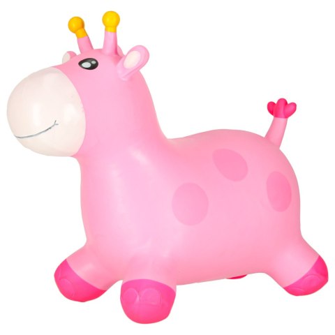 SKOCZEK GUMOWY POMPOWANY ŻYRAFA DO SKAKANIA DLA DZIECI DO 25KG POMPKA