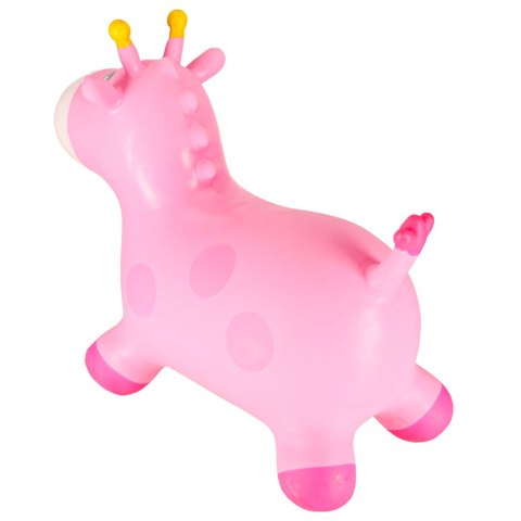 SKOCZEK GUMOWY POMPOWANY ŻYRAFA DO SKAKANIA DLA DZIECI DO 25KG POMPKA