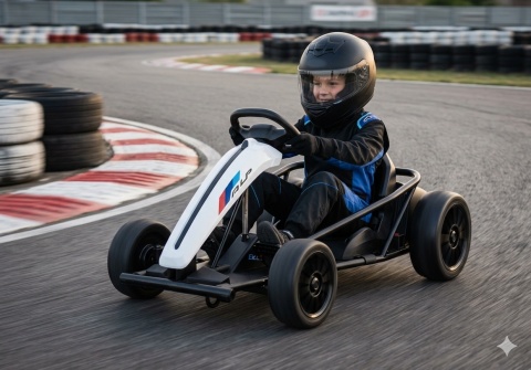 SZYBKI GOKART NA AKUMULATOR DLA DZIECI SX1968 DRIFT 18 KM/H 2X100W MUZYKA