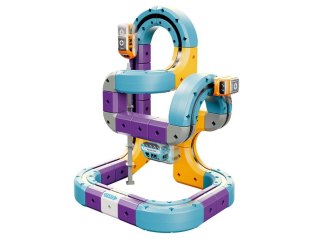 TOR MAGNETYCZNY SAMOCHODOWY KOLEJKA POCIĄG KLOCKI KONSTRUKCYJNE ZESTAW 54EL