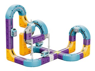 TOR MAGNETYCZNY SAMOCHODOWY KOLEJKA POCIĄG KLOCKI KONSTRUKCYJNE ZESTAW 87EL