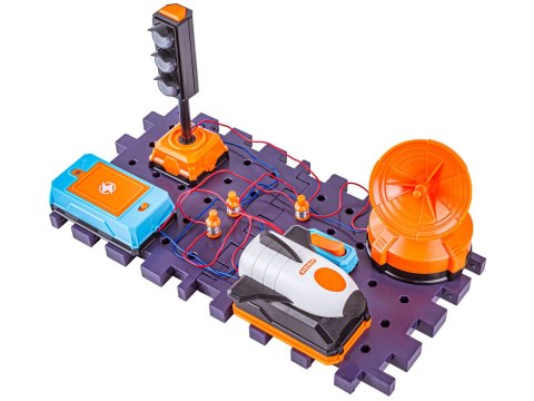 ZESTAW DOŚWIADCZALNY NAUKOWY SYGNALIZACJA ŚWIETLNA RAKIETA MAŁY ELEKTRONIK