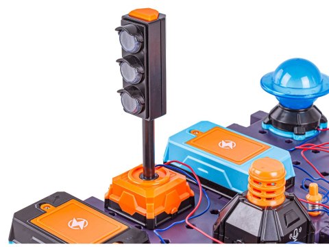 ZESTAW DOŚWIADCZALNY NAUKOWY SYGNALIZACJA ŚWIETLNA WIATRAK MAŁY ELEKTRONIK