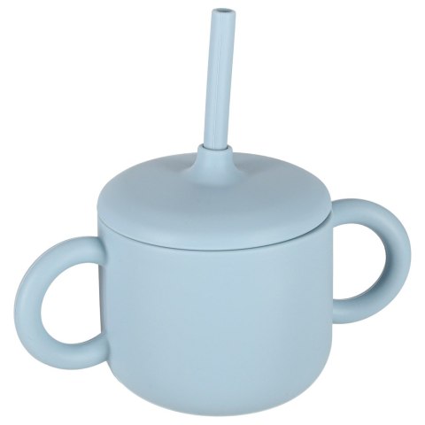 ZESTAW NACZYŃ SILIKONOWYCH MIŚ DLA NIEMOWLĄT MISKA TALERZ ŚLINIAK 8EL MIĘTA