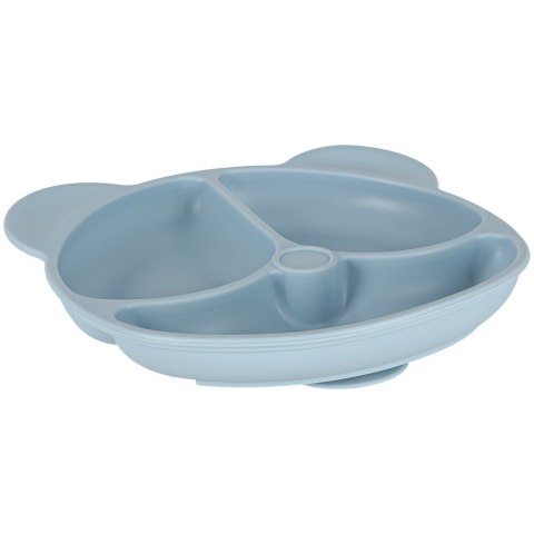 ZESTAW NACZYŃ SILIKONOWYCH MIŚ DLA NIEMOWLĄT MISKA TALERZ ŚLINIAK 8EL MIĘTA