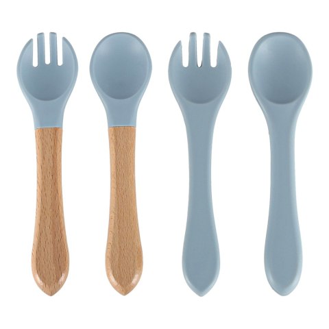 ZESTAW NACZYŃ SILIKONOWYCH MIŚ DLA NIEMOWLĄT MISKA TALERZ ŚLINIAK 8EL MIĘTA