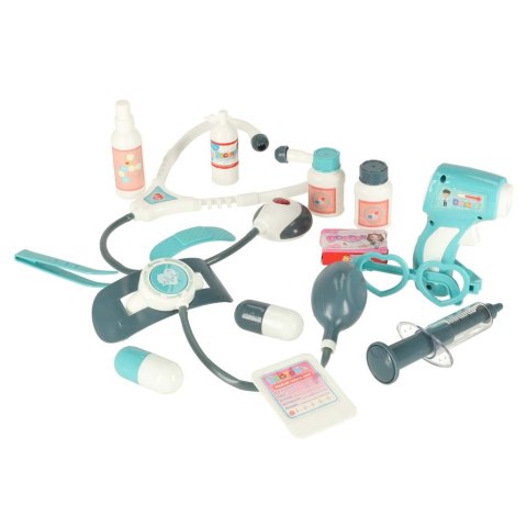 ZESTAW LEKARZA DLA DZIECI W WALIZCE MAŁY DOKTOR AKCEOSIRIA DŹWIĘK ŚWIATŁA