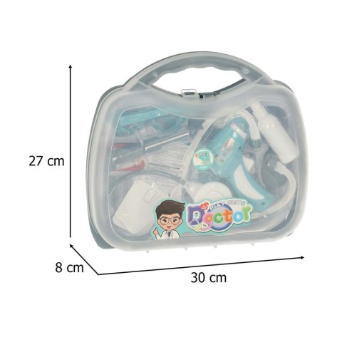 ZESTAW LEKARZA DLA DZIECI W WALIZCE MAŁY DOKTOR AKCEOSIRIA DŹWIĘK ŚWIATŁA