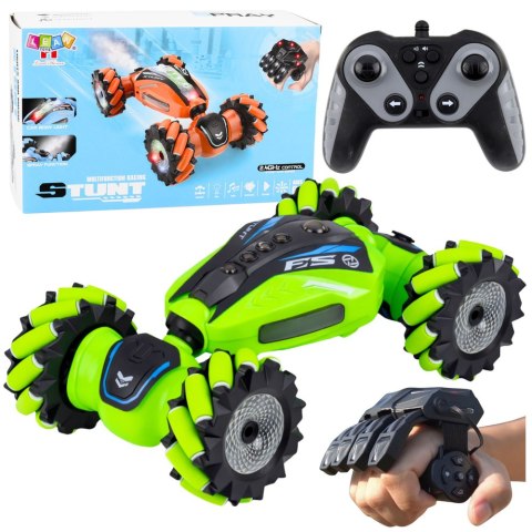 SAMOCHÓD ZDALNIE STEROWANY AUTO RC KASKADERSKIE GESTY ŚWIATŁA DŹWIĘK DYM