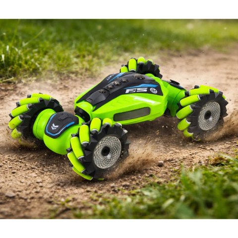 SAMOCHÓD ZDALNIE STEROWANY AUTO RC KASKADERSKIE GESTY ŚWIATŁA DŹWIĘK DYM