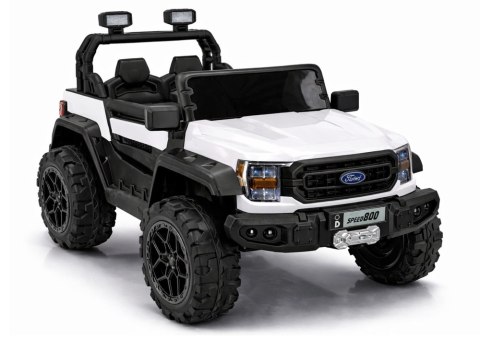 AUTO NA AKUMULATOR DLA DZIECKA DŻIP 22F 4X4 SKÓRA LED MP3 KOŁA EVA PILOT