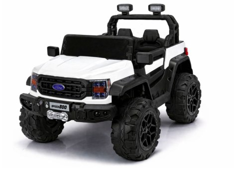 AUTO NA AKUMULATOR DLA DZIECKA DŻIP 22F 4X4 SKÓRA LED MP3 KOŁA EVA PILOT