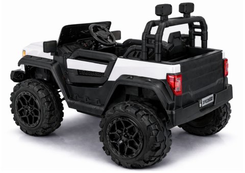 AUTO NA AKUMULATOR DLA DZIECKA DŻIP 22F 4X4 SKÓRA LED MP3 KOŁA EVA PILOT