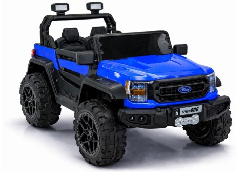 AUTO NA AKUMULATOR DLA DZIECKA DŻIP 22F 4X4 SKÓRA LED MP3 KOŁA EVA PILOT