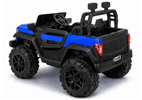 AUTO NA AKUMULATOR DLA DZIECKA DŻIP 22F 4X4 SKÓRA LED MP3 KOŁA EVA PILOT