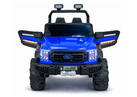 AUTO NA AKUMULATOR DLA DZIECKA DŻIP 22F 4X4 SKÓRA LED MP3 KOŁA EVA PILOT