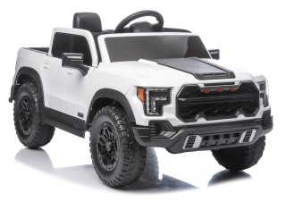 AUTO NA AKUMULATOR DLA DZIECKA PICKUP P4 4X4 SKÓRA KOŁA EVA LED MP3 PILOT