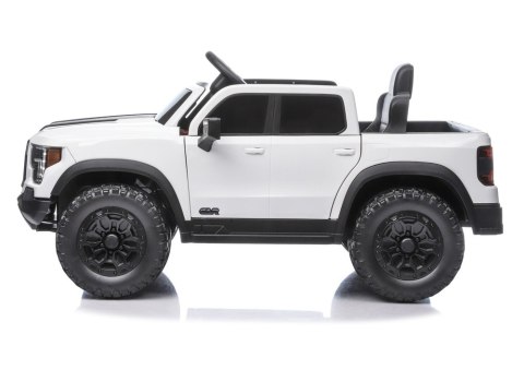 AUTO NA AKUMULATOR DLA DZIECKA PICKUP P4 4X4 SKÓRA KOŁA EVA LED MP3 PILOT