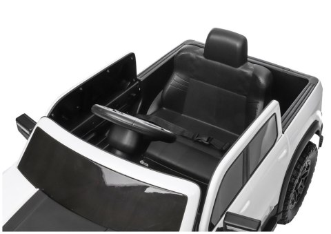 AUTO NA AKUMULATOR DLA DZIECKA PICKUP P4 4X4 SKÓRA KOŁA EVA LED MP3 PILOT