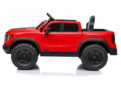 AUTO NA AKUMULATOR DLA DZIECKA PICKUP P4 4X4 SKÓRA KOŁA EVA LED MP3 PILOT