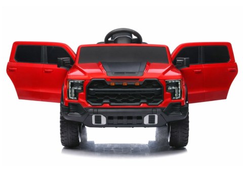 AUTO NA AKUMULATOR DLA DZIECKA PICKUP P4 4X4 SKÓRA KOŁA EVA LED MP3 PILOT