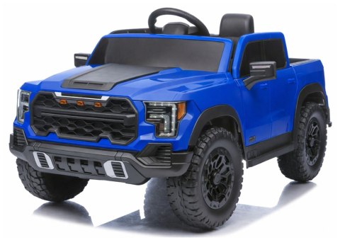 AUTO NA AKUMULATOR DLA DZIECKA PICKUP P4 4X4 SKÓRA KOŁA EVA LED MP3 PILOT