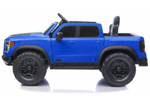 AUTO NA AKUMULATOR DLA DZIECKA PICKUP P4 4X4 SKÓRA KOŁA EVA LED MP3 PILOT