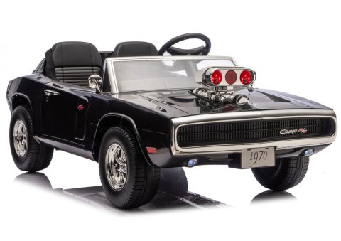 AUTO NA AKUMULATOR DLA 2 DZIECI DODGE CHARGER DLS-K12 2X200W EVA SKÓRA PILOT