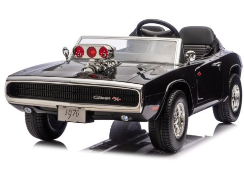 AUTO NA AKUMULATOR DLA 2 DZIECI DODGE CHARGER DLS-K12 2X200W EVA SKÓRA PILOT