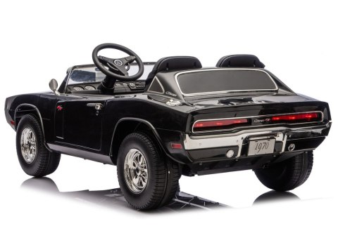 AUTO NA AKUMULATOR DLA 2 DZIECI DODGE CHARGER DLS-K12 2X200W EVA SKÓRA PILOT