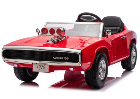 AUTO NA AKUMULATOR DLA 2 DZIECI DODGE CHARGER DLS-K12 2X200W EVA SKÓRA PILOT