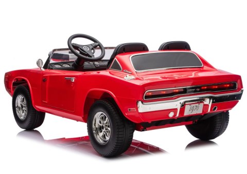 AUTO NA AKUMULATOR DLA 2 DZIECI DODGE CHARGER DLS-K12 2X200W EVA SKÓRA PILOT