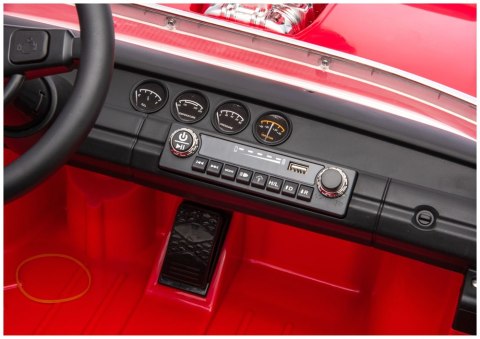 AUTO NA AKUMULATOR DLA 2 DZIECI DODGE CHARGER DLS-K12 2X200W EVA SKÓRA PILOT