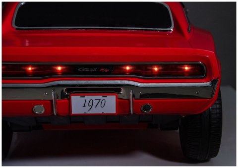 AUTO NA AKUMULATOR DLA 2 DZIECI DODGE CHARGER DLS-K12 2X200W EVA SKÓRA PILOT