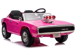 AUTO NA AKUMULATOR DLA 2 DZIECI DODGE CHARGER DLS-K12 2X200W EVA SKÓRA PILOT