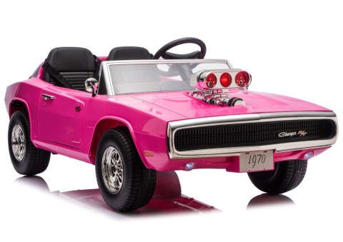 AUTO NA AKUMULATOR DLA 2 DZIECI DODGE CHARGER DLS-K12 2X200W EVA SKÓRA PILOT