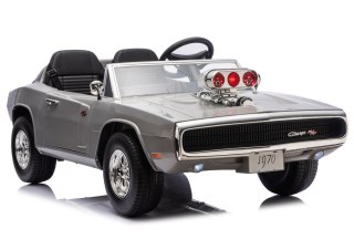 AUTO NA AKUMULATOR DLA 2 DZIECI DODGE CHARGER DLS-K12 2X200W EVA SKÓRA PILOT