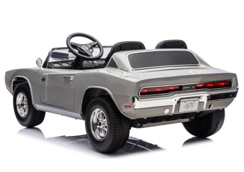 AUTO NA AKUMULATOR DLA 2 DZIECI DODGE CHARGER DLS-K12 2X200W EVA SKÓRA PILOT