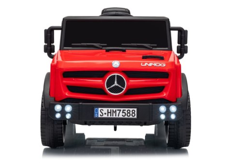 Auto Na Akumulator Mercedes Unimog HM7588 6V4Ah Czerwony