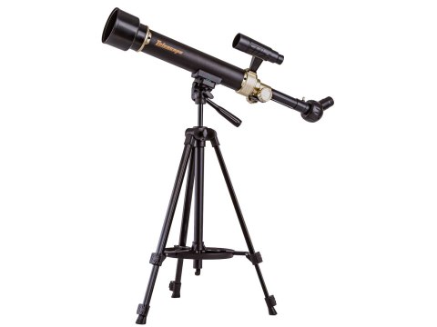 Czarny Teleskop Astronomiczny Ze Statywem Luneta Dla Początkujących + Akcesoria