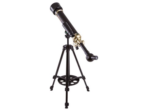 Czarny Teleskop Astronomiczny Ze Statywem Luneta Dla Początkujących + Akcesoria