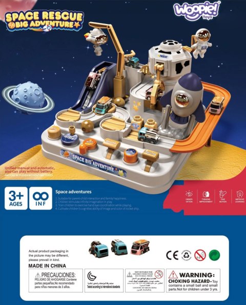 INTERAKTYWNY TOR PRZESZKÓD SAMOCHODOWY KOSMICZNA PRZYGODA ASTRONAUTY