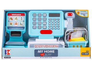 Nowoczesna Edukacyjna sklepowa kasa fiskalna - Waga Kalkulator Czytnik Kodów Akcesoria