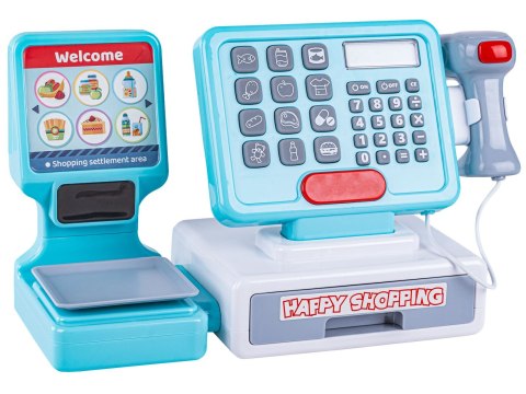 Nowoczesna Edukacyjna sklepowa kasa fiskalna - Waga Kalkulator Czytnik Kodów Akcesoria