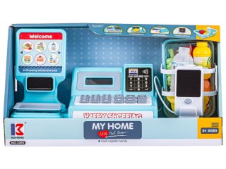 Nowoczesna Edukacyjna sklepowa kasa fiskalna - Waga Kalkulator Czytnik Kodów Terminal Akcesoria