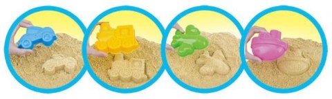 Piaskownica 2w1 Stolik Wodny Parasolka Foremki Akcesoria