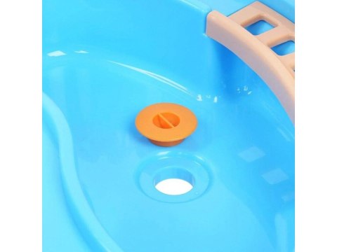 Piaskownica 2w1 Stolik Wodny Parasolka Foremki Akcesoria